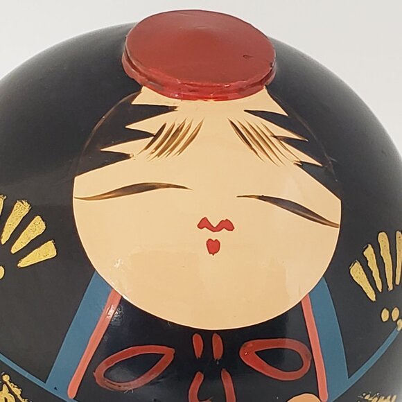 Japanese Ouchi Emperor Doll -Folk Art - Picture 2 of 9